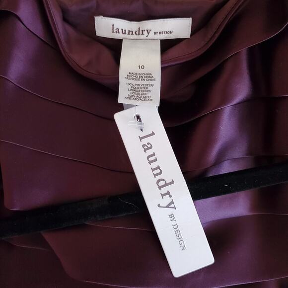 Laundry Women's Formal Tiered Dress Size 10 NEW - Picture 8 of 9